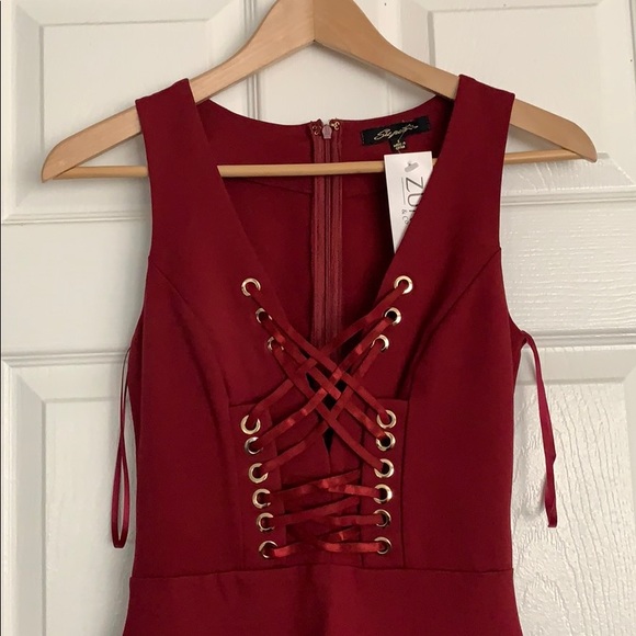 Zumel ruby dress NEVER WORN! - Picture 2 of 5